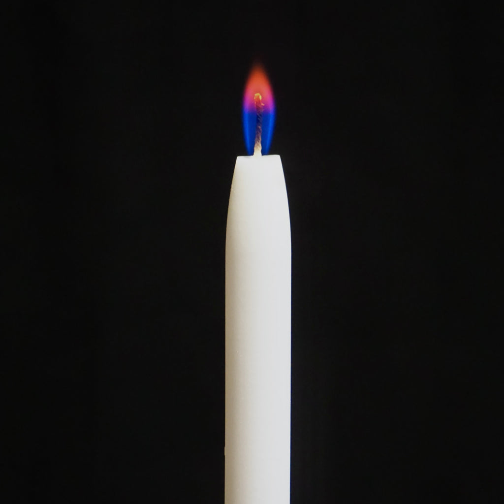 No. 1 – bougie pour bougeoir à flamme colorée